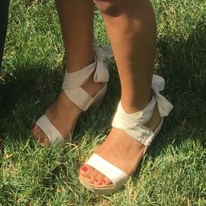 UGG Women's Tan Wedge Sandals